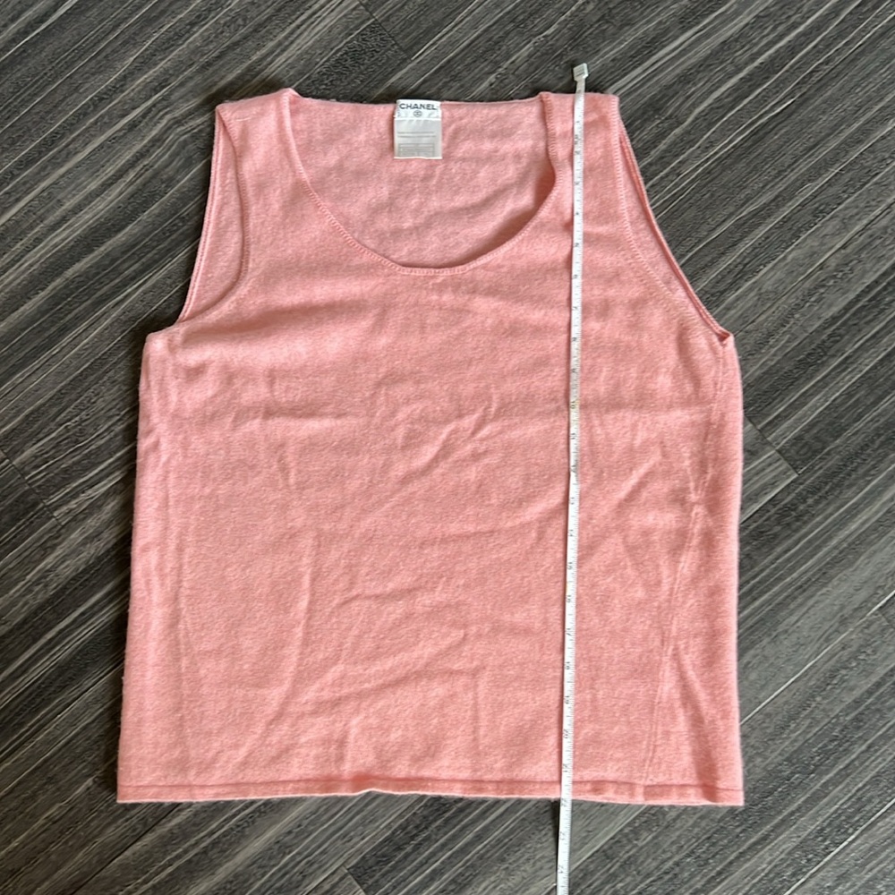 CHANEL Light Pink Tank Top - Picture 7 of 8